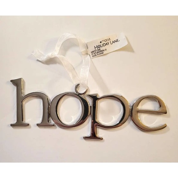 Macy's Holiday Lane Hope Christmas Tree Holiday Ornament Wall Hanging - Picture 1 of 2
